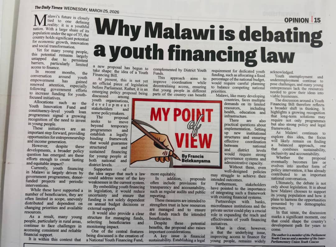 Youth Financing Law Article